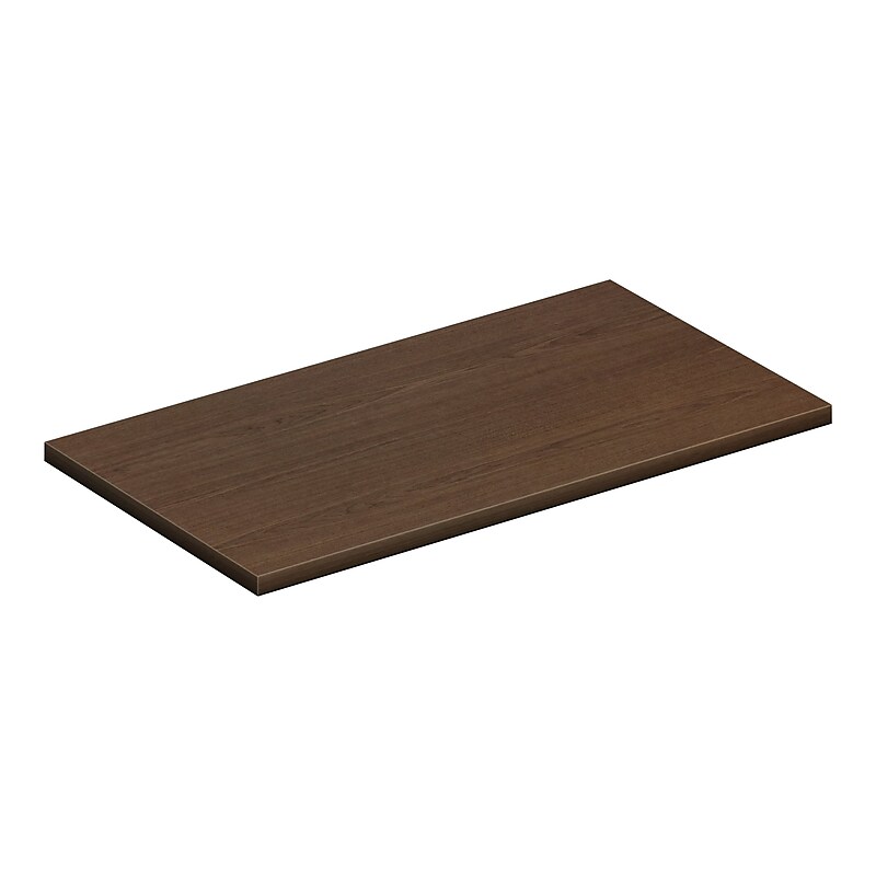 HON Mod 36" Low Credenza Cabinet Top, Sepia Walnut (HLPLCL3620TOP.LSE1) image 1