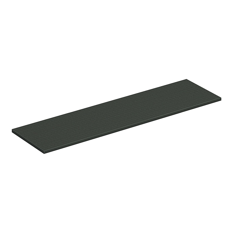 HON Mod 72" Low Credenza Cabinet Top, Slate Teak (HLPLCL7220TOP.LSL1) image 1