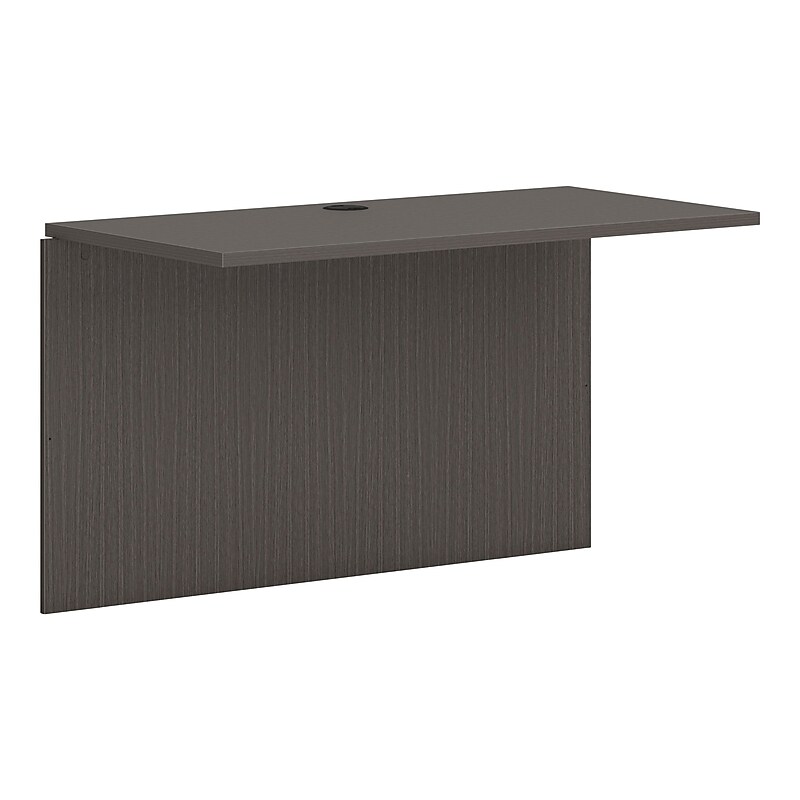 HON Mod 48" Desk Bridge, Slate Teak (HLPLB4824.LSL1) image 1