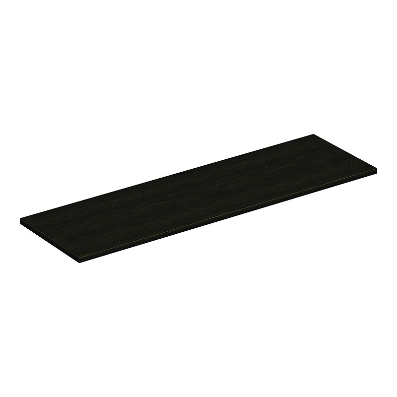 HON Mod 66" Low Credenza Cabinet Top, Java Oak (HLPLCL6620TOP.LJA1) image 1