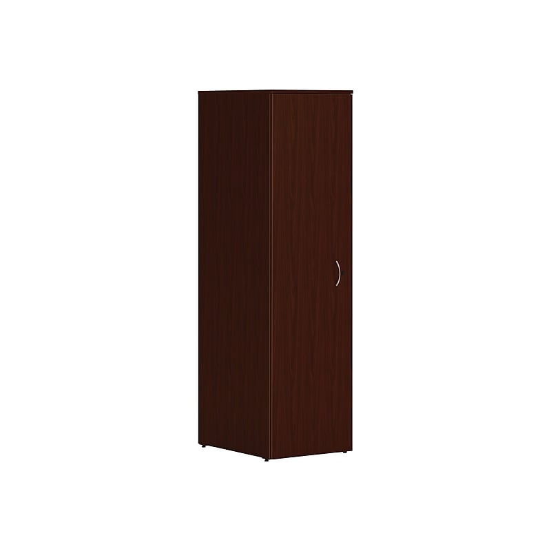 HON Mod 65" Wardrobe with 1 Shelf, Traditional Mahogany (HLPLW1824.LTM1) image 1
