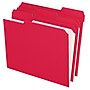 Pendaflex Reinforced Top Tab File Folders, 1/3 Cut, Letter, Red, 100/Box~#|#~sp123233857_sc7