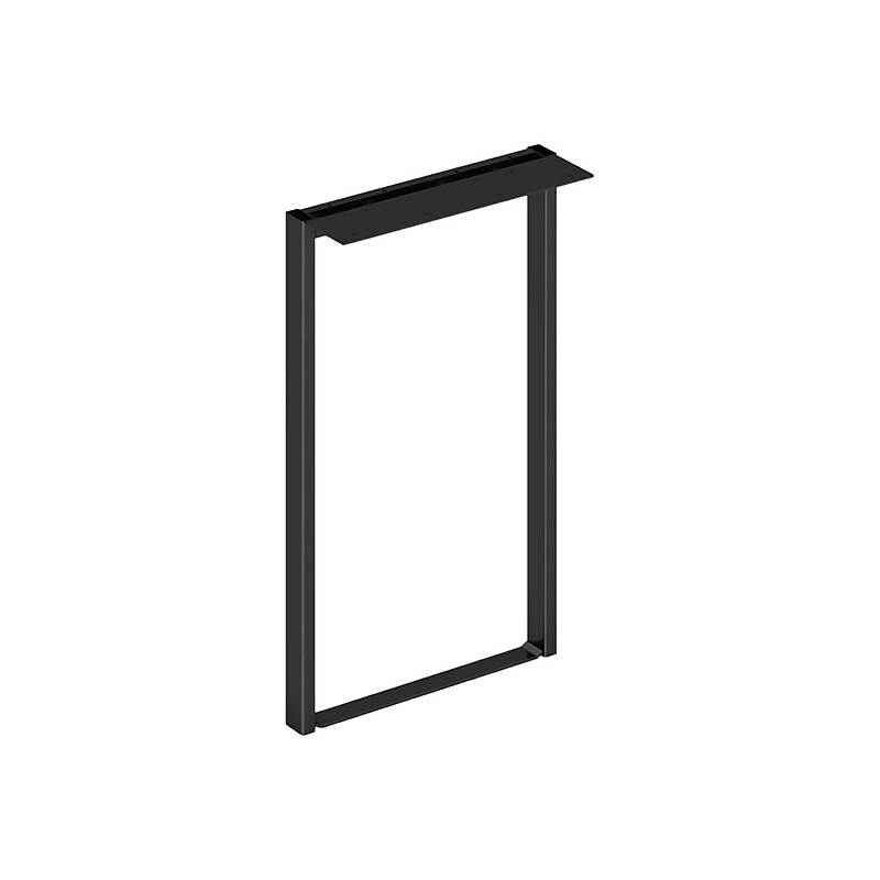 HON Mod 23" Metal Overhead Support Leg, Black (HLPLOS23.BLKP) image 1