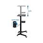 Mount-It! 24"W Portable Lectern Adjustable Aluminum Standing Podium, Black (MI-7971)~#|#~sp123233995_sc7