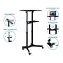Mount-It! 24"W Portable Lectern Adjustable Aluminum Standing Podium, Black (MI-7971)~#|#~sp123233996_sc7
