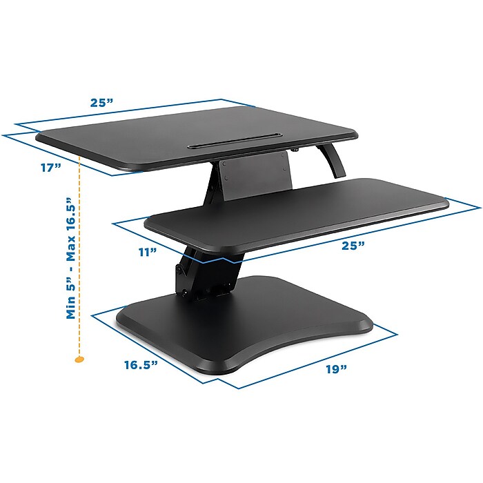 Staples stand up desk converter discount