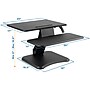 Mount-It! 25"W Manual Adjustable Standing Desk Converter, Black (MI-7957)~#|#~sp123234005_sc7