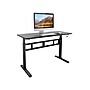 Mount-It! 55"W Manual Adjustable Standing Desk, Black (MI-7981)~#|#~sp123234023_sc7