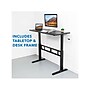 Mount-It! 55"W Manual Adjustable Standing Desk, Black (MI-7981)~#|#~sp123234025_sc7