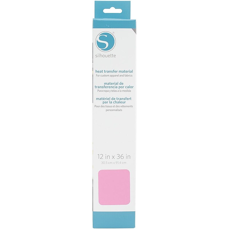 Silhouette Smooth Heat Transfer Material 12"X36"-Pink image 1