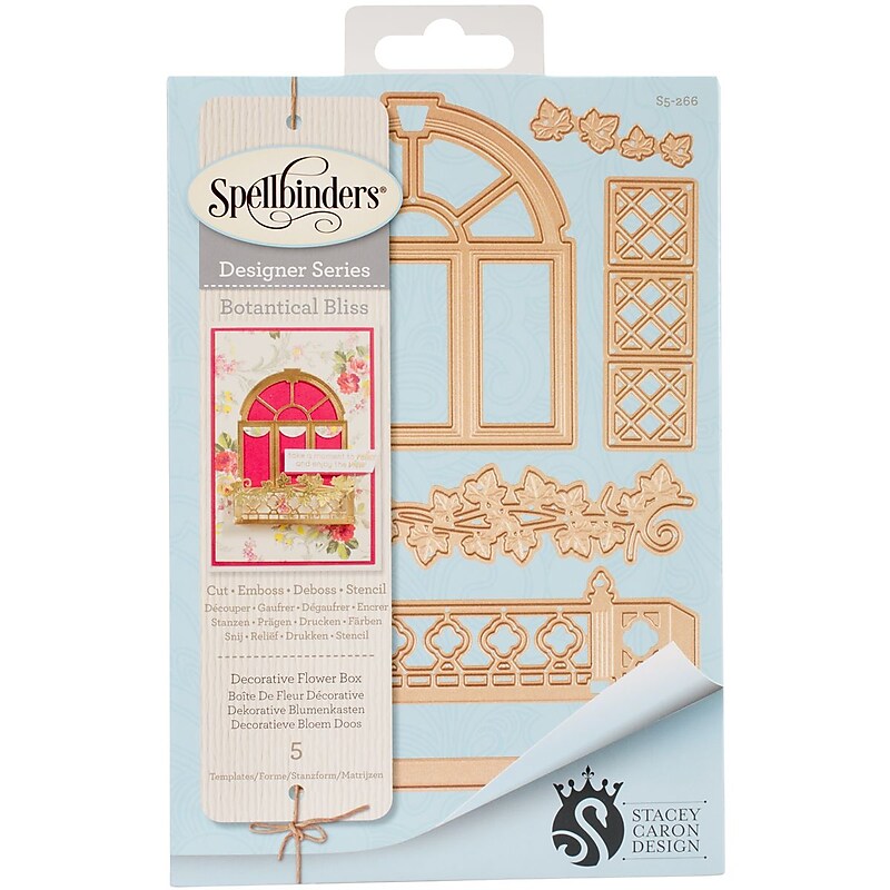 Spellbinders Shapeabilities Dies-Decorative Flower Box image 1