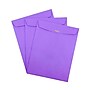 JAM Paper 10" x 13" Open End Catalog Colored Envelopes with Clasp Closure, Violet Purple Recycled, 10/Pack (V0128182B)~#|#~sp123307830_sc7