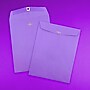 JAM Paper 10" x 13" Open End Catalog Colored Envelopes with Clasp Closure, Violet Purple Recycled, 100/Pack (V0128182)~#|#~sp123307906_sc7