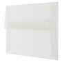 JAM Paper A6 Translucent Vellum Invitation Envelopes, 4.75 x 6.5, Clear, 50/Pack (13756I)~#|#~sp123308053_sc7