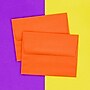 JAM Paper A2 Colored Invitation Envelopes, 4.375 x 5.75, Orange Recycled, 50/Pack (WDBH602I)~#|#~sp123308093_sc7