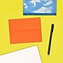 JAM Paper A2 Colored Invitation Envelopes, 4.375 x 5.75, Orange Recycled, 50/Pack (WDBH602I)~#|#~sp123308094_sc7