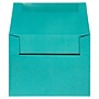 JAM Paper A2 Colored Invitation Envelopes, 4.375 x 5.75, Sea Blue Recycled, 50/Pack (70207I)~#|#~sp123308096_sc7