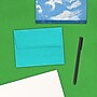 JAM Paper A2 Colored Invitation Envelopes, 4.375 x 5.75, Sea Blue Recycled, 50/Pack (70207I)~#|#~sp123308098_sc7