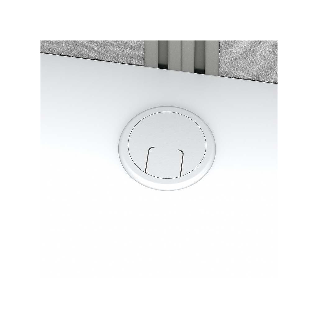 Circular cable management access cover