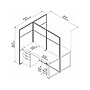 Bush Business Furniture Easy Office 66"H x 60"W 2 Person Back to Back Workstation, White/Gray (EODH46SWH-03K)~#|#~sp123313304_sc7