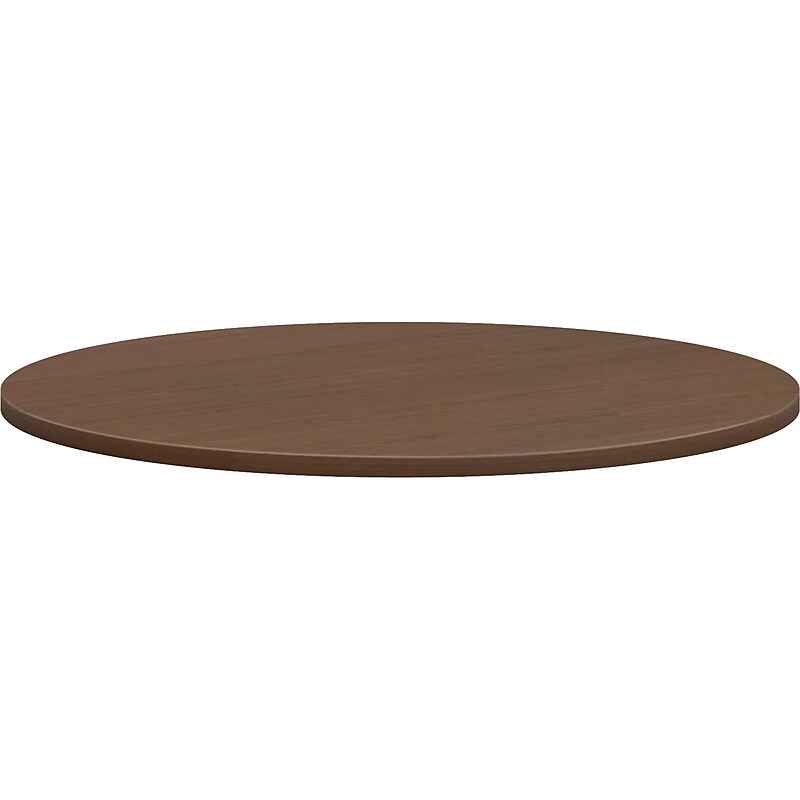 HON Mod 42" Conference Table Top, Sepia Walnut (HLPLTBL42RND.LSE1) image 1