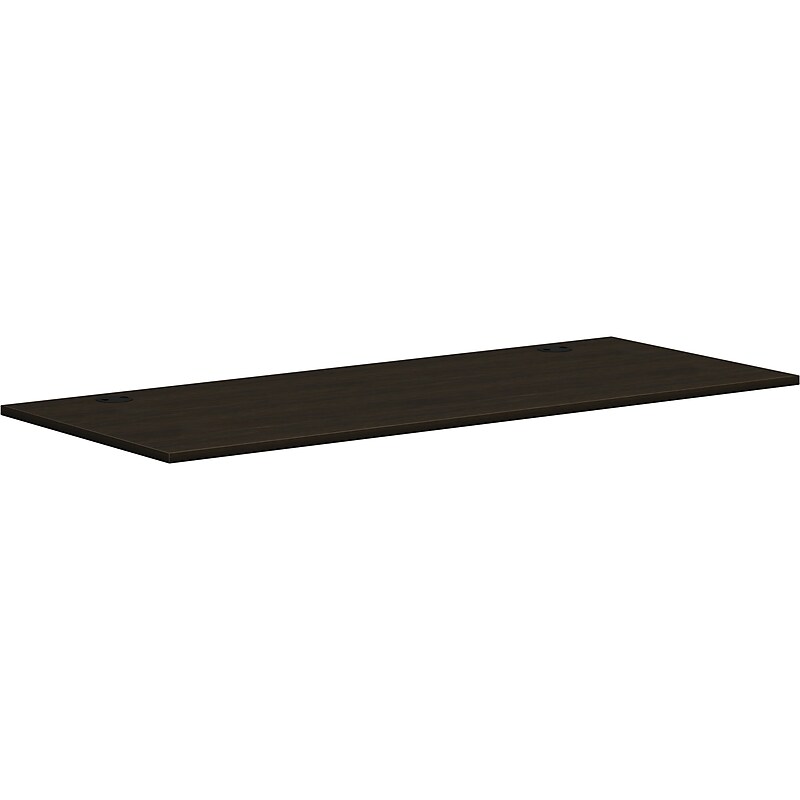HON Mod 96" Conference Table Top, Java Oak (HLPLTBL4296RCT.LJA1) image 1