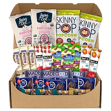 Snack Box Pros Low-Calorie Snack Box, 28 Items/Box (700-S0128 )