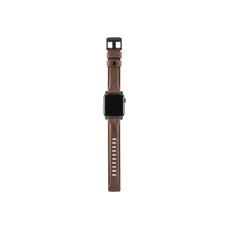 UAG Apple Watch Band 40mm 38mm, Series 6/5/4/3/2/1/SE - Leather Brown Wristband (19149B114080) image 1