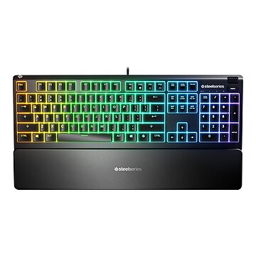 SteelSeries Apex 9 Mini Gaming Keyboard, Black (64837) | Staples