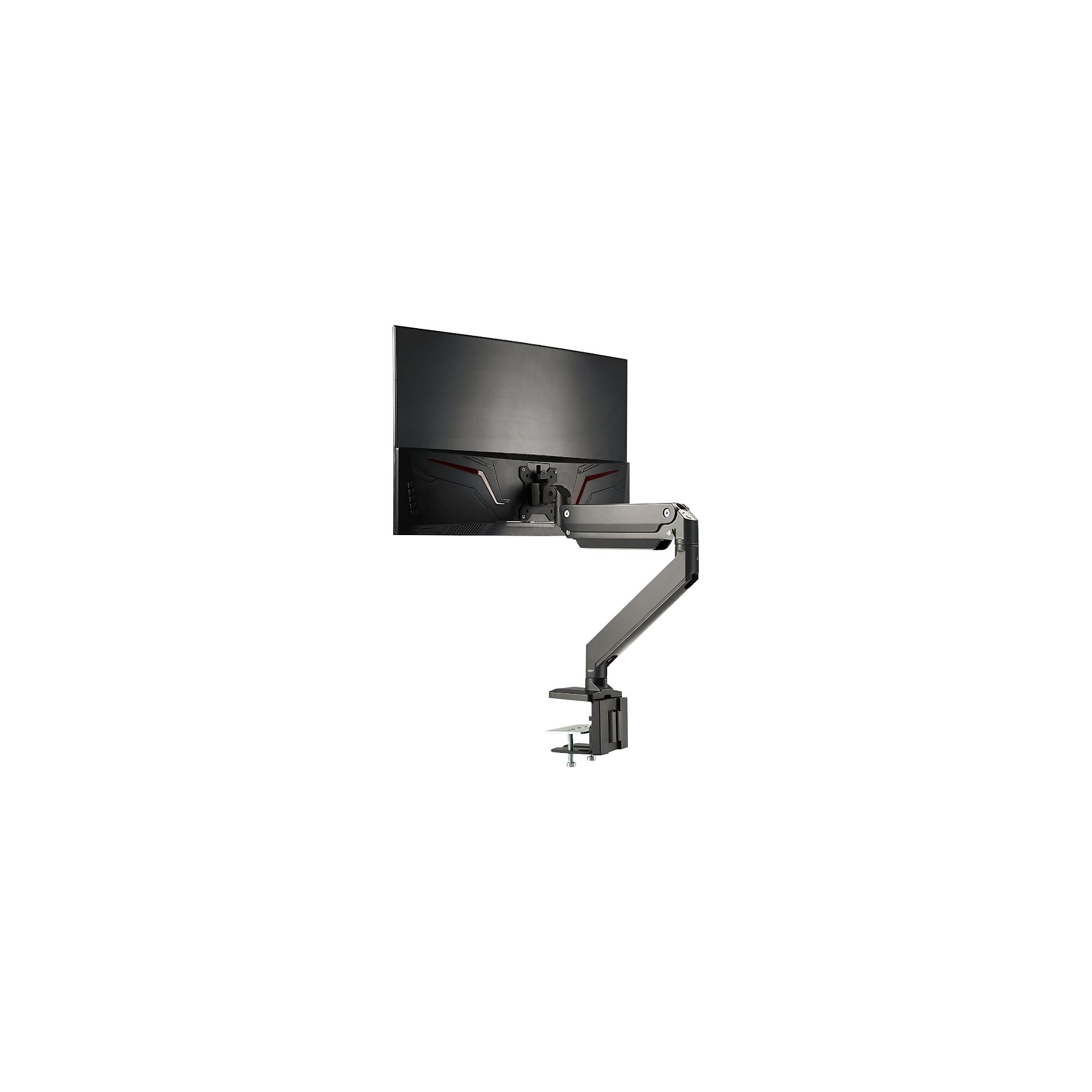 SIIG Single Monitor Heavy-Duty Premium Gas Spring Desk Mount – 17″ to 35″ Mounting kit, Up, Black (CE-MT2Z11-S1) Sansujyuku sansujyuku.com