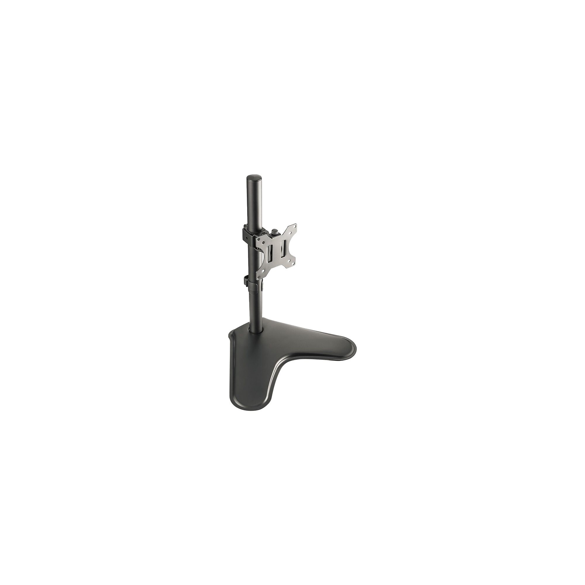 SIIG Height Adjustable Single Monitor Desk Stand Mounting kit, Up to 32″, Black (CE-MT3B11-S1) Simolary simolary.com