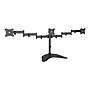 SIIG Articulated Freestanding Adjustable Triple Monitor Desk Stand, Up to 27" Monitor, Black (CE-MT1V12-S1)~#|#~sp123541690_sc7