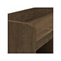 Bush Furniture Woodland 40W Wall Mounted Coat Rack with Shelf, Ash Brown (WDH340ABR-03)~#|#~sp123542579_sc7