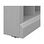 Bush Furniture Woodland 40W Shoe Storage Bench with Shelves, Cape Cod Gray (WDS240CG-03)~#|#~sp123542754_sc7