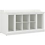 Bush Furniture Woodland 40W Shoe Storage Bench with Shelves, White Ash (WDS240WAS-03)~#|#~sp123542757_sc7