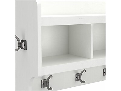 Woodland 40W Wall Mounted Coat Rack with Shelf