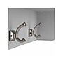 Bush Furniture Woodland 40W Wall Mounted Coat Rack with Shelf, Cape Cod Gray (WDH340CG-03)~#|#~sp123543000_sc7