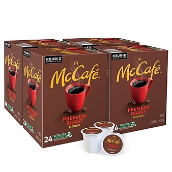 McCafe Premium Roast Coffee, Keurig® K-Cup® Pods, 96/Carton (080375)