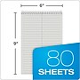 TOPS Prism Steno Pads, 6" x 9", Gregg Ruled, Gray, 80 Sheets/Pad, 4 Pads/Pack (80274)~#|#~sp123617962_sc7