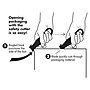 Garvey Safety Cutter Carton and Box Cutters, Black, 5/Pack (091459)~#|#~sp123618170_sc7