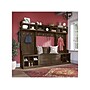 Bush Furniture Woodland 24W Small Shoe Bench with Shelves, Ash Brown (WDS224ABR-03)~#|#~sp123622183_sc7