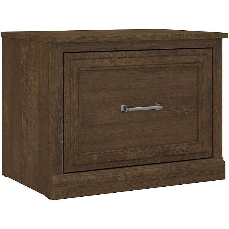 Bush Furniture Woodland 24W Small Shoe Bench with Drawer, Ash Brown (WDS124ABR-03) image 1