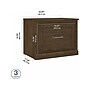 Bush Furniture Woodland 24W Small Shoe Bench with Drawer, Ash Brown (WDS124ABR-03)~#|#~sp123622215_sc7