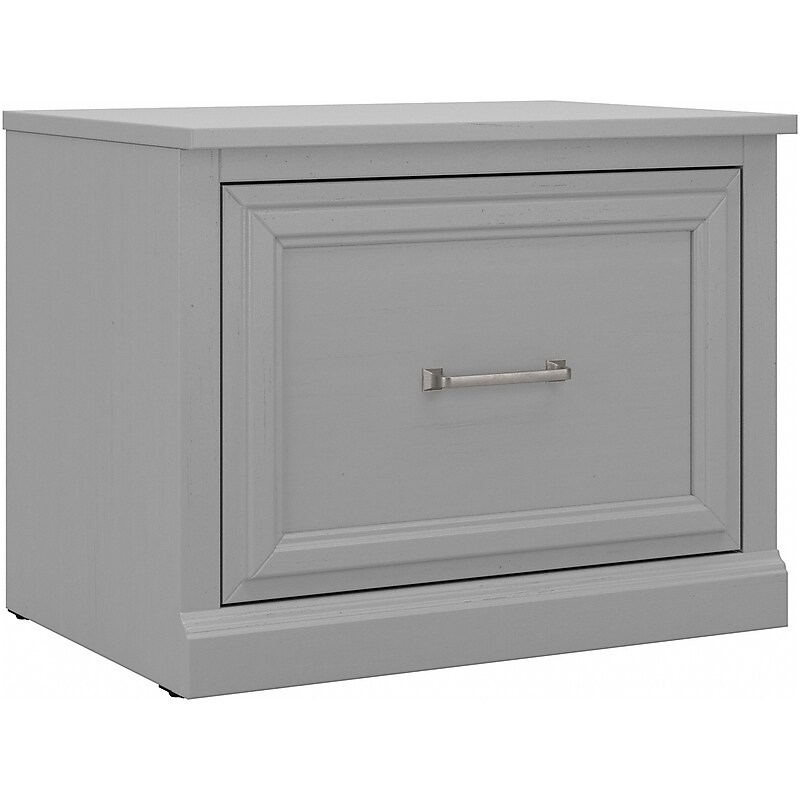 Bush Furniture Woodland 24W Small Shoe Bench with Drawer, Cape Cod Gray (WDS124CG-03) image 1