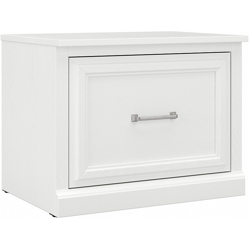 Bush Furniture Woodland 24W Small Shoe Bench with Drawer, White Ash (WDS124WAS-03) image 1
