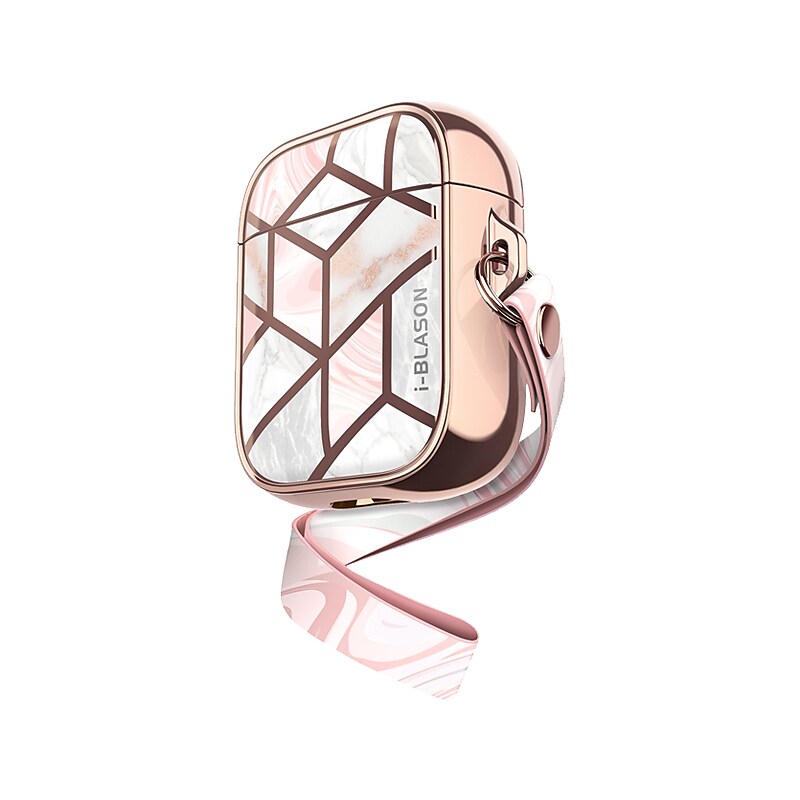 i-Blason Cosmo Case for Apple AirPods 1st/2nd Gen, Marble Pink (AirPods2019-Cosmo-Marble) image 1