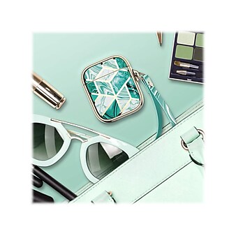 i-Blason Cosmo Case for Apple AirPods 1st/2nd Gen, Marble Green (AirPods2019-Cosmo-Jade)