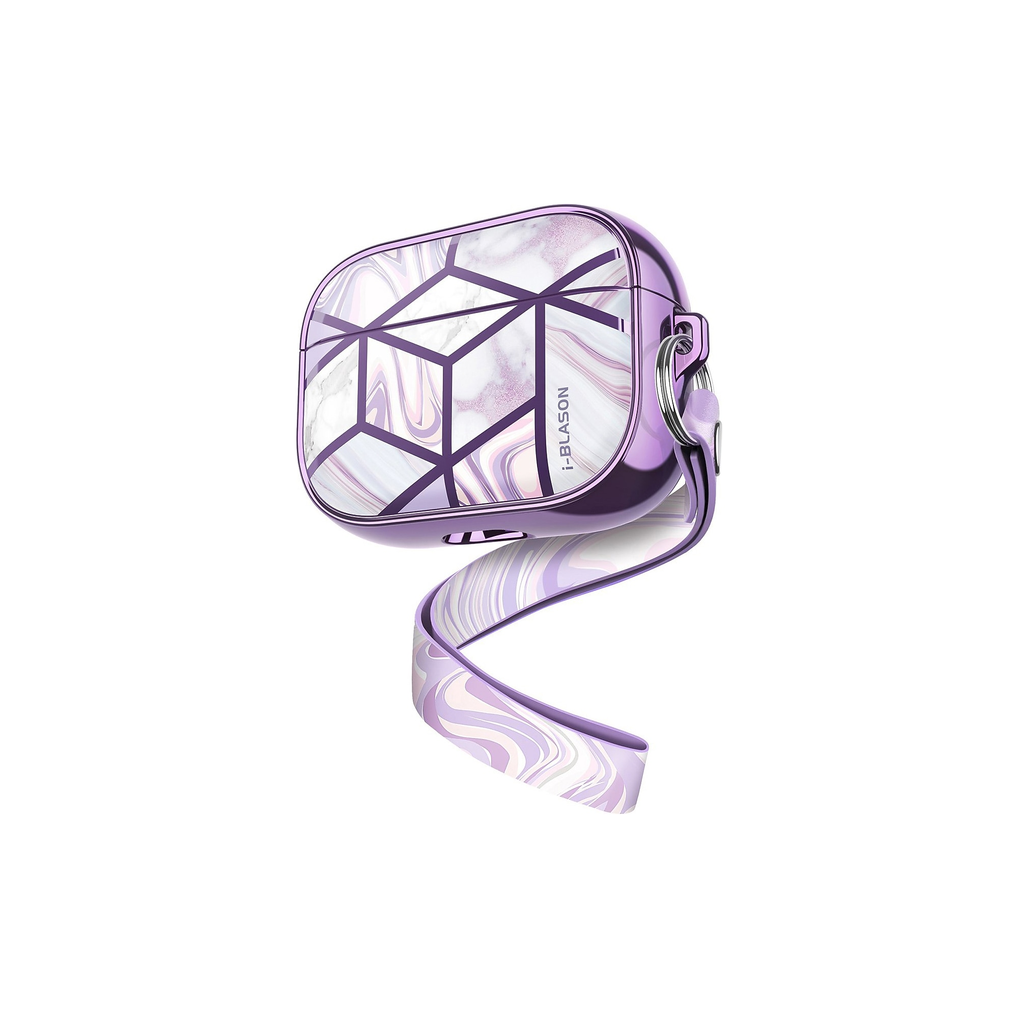 i-Blason Cosmo Case for Apple AirPods Pro, Marble Purple (AirPodsPro2019-Cosmo-Ameth) Sansujyuku sansujyuku.com