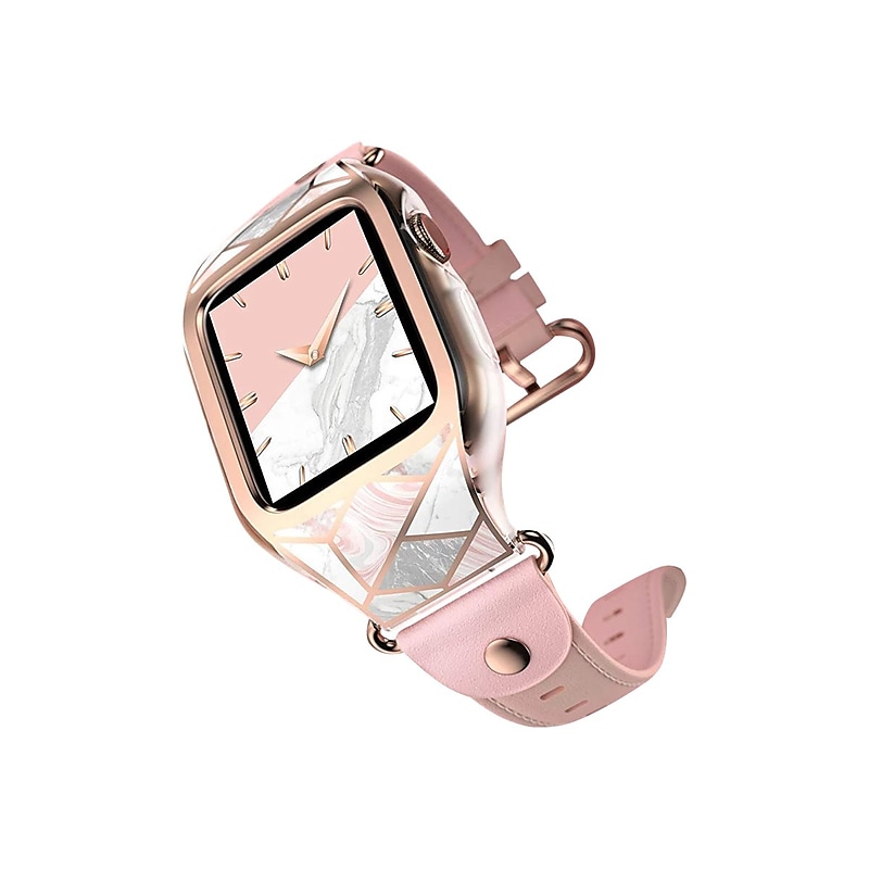 i-Blason Cosmo Case for Apple Watch 6/5/4/SE 40mm, Marble Pink (AppleWatch4-CosmoV2-40-Marble) image 1