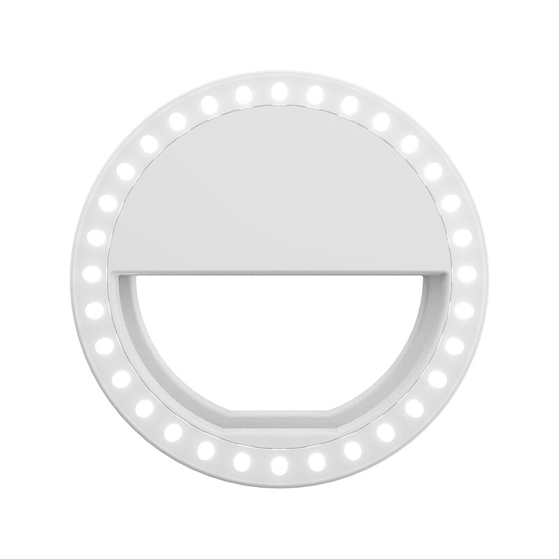 Tzumi Universal Selfie Light, White (8081ST) image 1